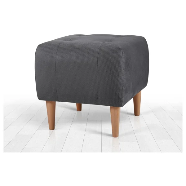 Lorence Home Tomp Puf - Gri - Görsel 2