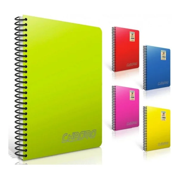 Gıpta Chromo Spiralli A5 80 Yaprak Çizgisiz Defter - Görsel 2