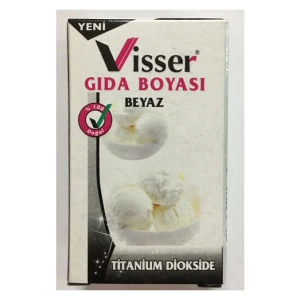 Visser Gıda Boyası Beyaz - Görsel 2