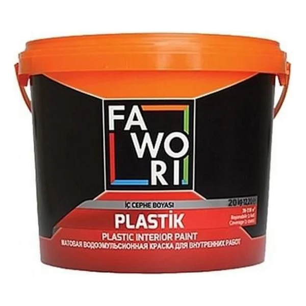 Fawori Plastik 20 Kg İç Cephe Boyası - Buz Beyaz - Görsel 8