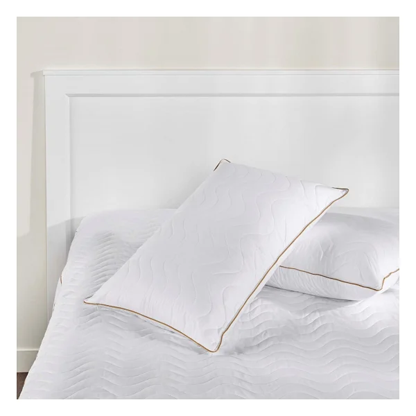 Linens Fluffy Pamuk Kapitone Standart Yastık Alezi - Görsel 4