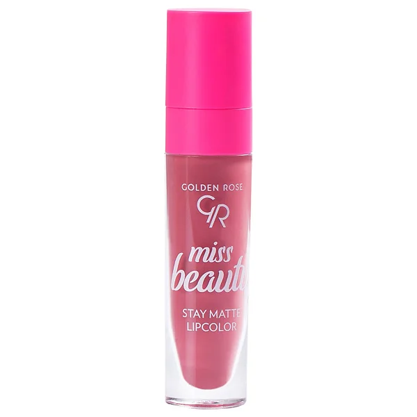 Golden Rose Miss Beauty Stay Mat Ruj Rosewood 03 - Görsel 2