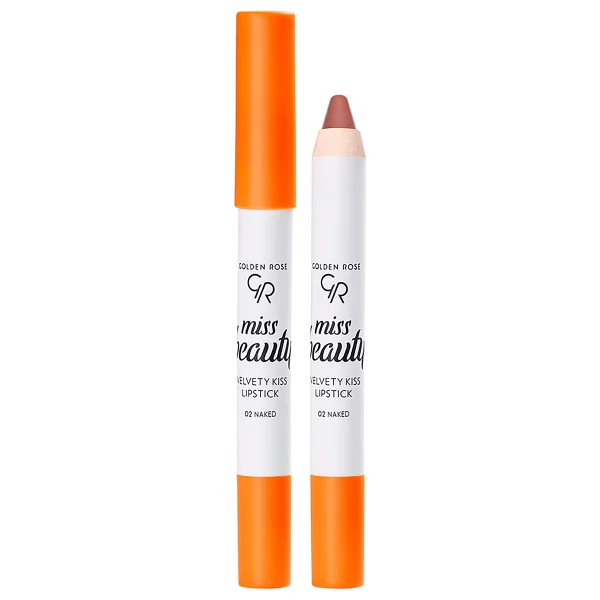 Golden Rose Miss Beauty Velvety Kiss Kalem Ruj Naked No: 02 - Görsel 2