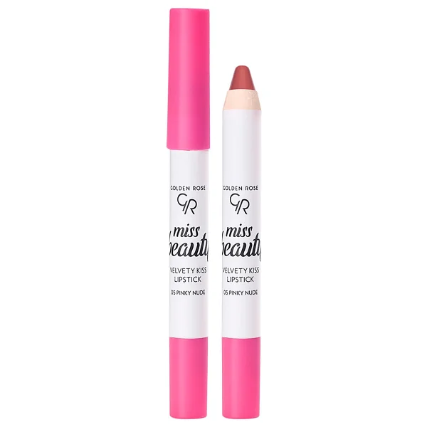 Golden Rose Miss Beauty Velvety Kiss Kalem Ruj Pinky Nude No: 05 - Görsel 2