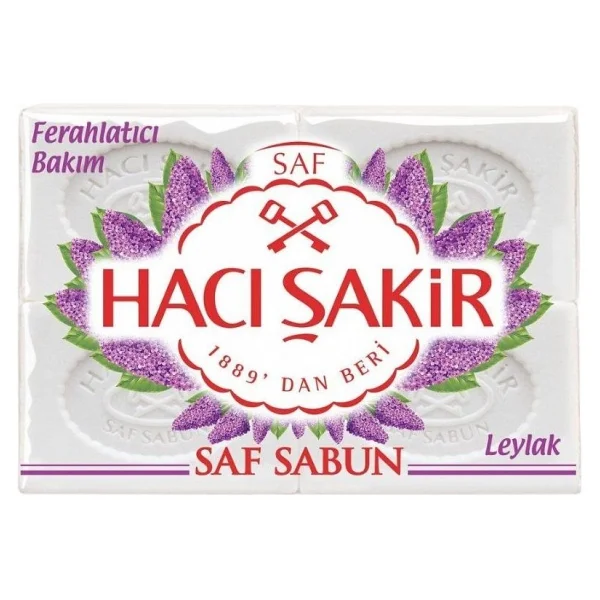 Hacı Şakir Saf Leylak 4x150 Gr Sabun - Görsel 2