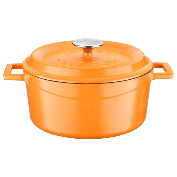 Lava Spring Yuvarlak 24 Cm Döküm Tencere - Görsel 5