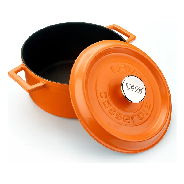 Lava Spring Yuvarlak 24 Cm Döküm Tencere - Görsel 6