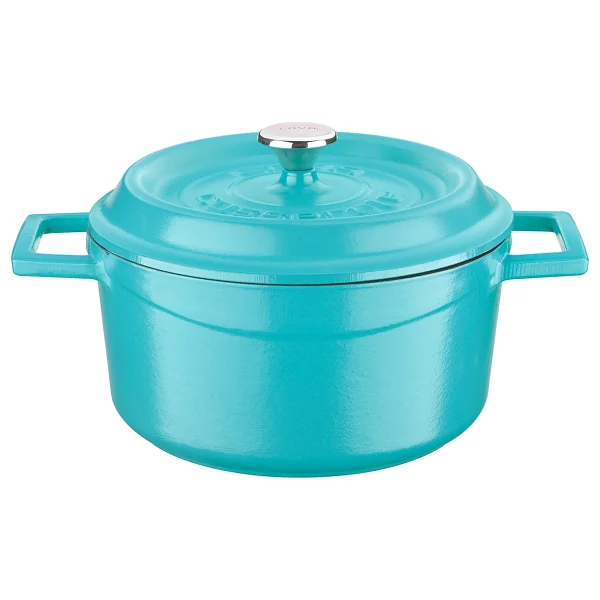 Lava Spring Yuvarlak 20 Cm Döküm Tencere - Görsel 5