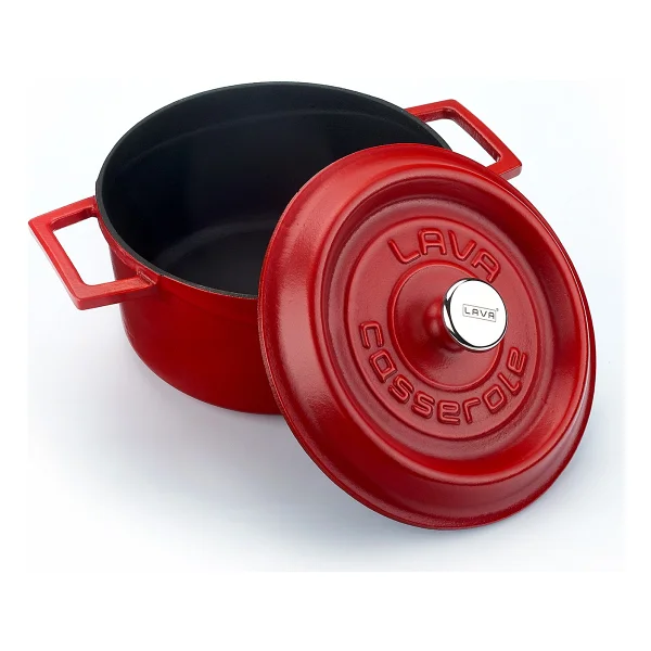 Lava Spring Yuvarlak 20 Cm Döküm Tencere - Görsel 2