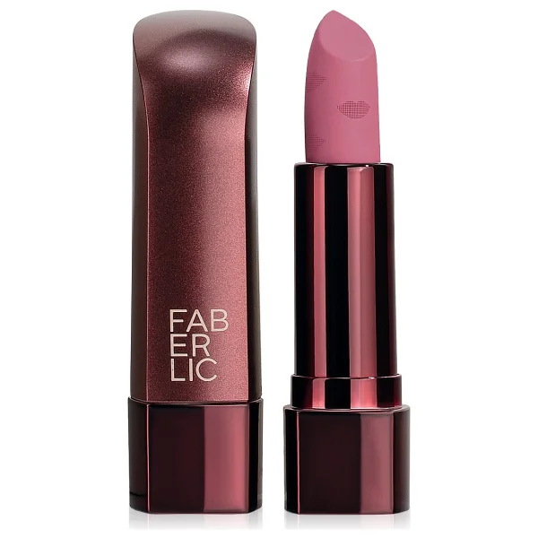Faberlic Glam Team Velvet Kiss Yarı Mat Ruj Bej Kahverengi - Görsel 4