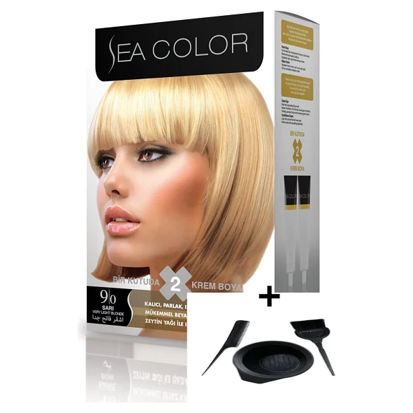 Sea Color 8.0 Açık Kumral Saç Boyası - Görsel 2