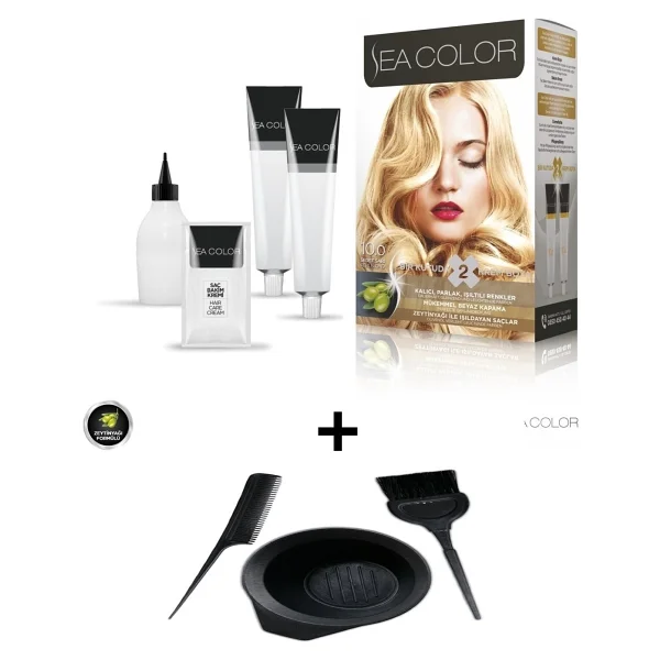 Sea Color 8.0 Açık Kumral Saç Boyası - Görsel 7