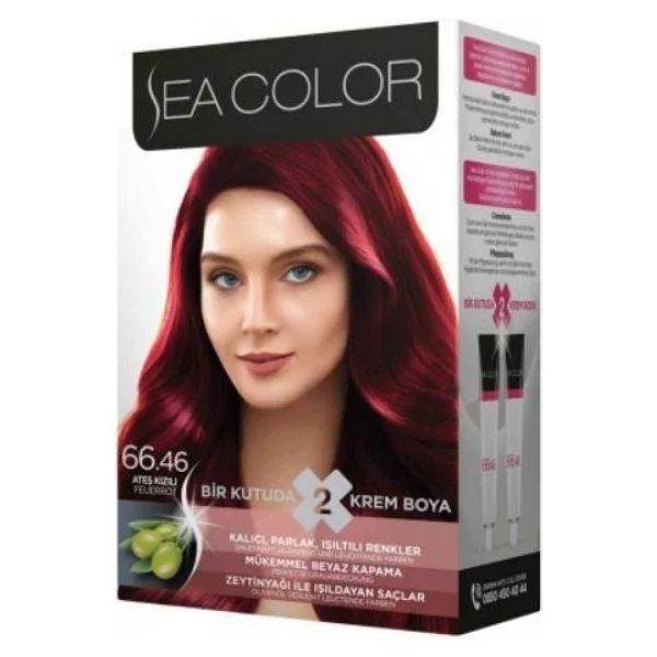 Sea Color 8.0 Açık Kumral Saç Boyası - Görsel 3