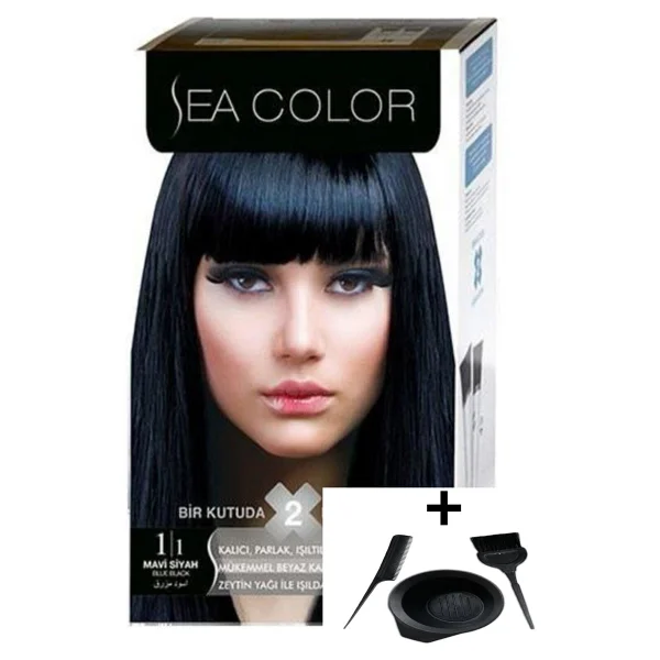 Sea Color 8.0 Açık Kumral Saç Boyası - Görsel 4