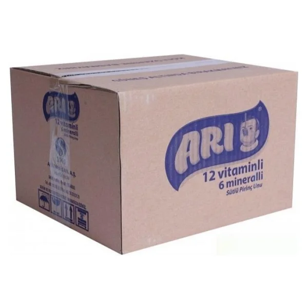 Arı Mama Arı Mama 12 Vitaminli 6 Mineralli Sütlü Muzlu Pirinç Unu 250 Gr 12'li - Hediyesiz - Görsel 2