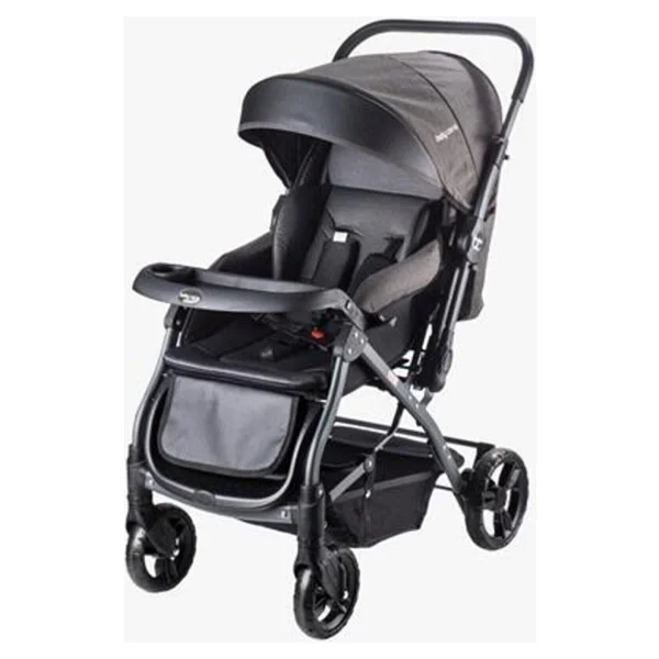 Baby Care BC-65 Capron Lüx Çift Yönlü Bebek Arabası Siyah - Görsel 3