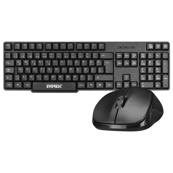 Everest Km-6852 Kablosuz Klavye Mouse Seti - Görsel 6