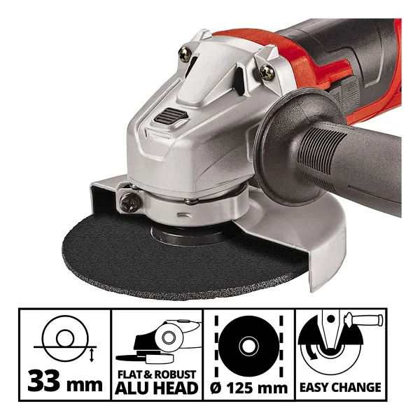 Einhell Tc-Ag 125/850 Avuç Taşlama Makinesi - Görsel 3