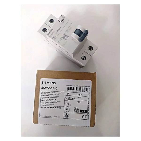 Siemens 5SV5614-6 2x40 A 230 V 300 mA A Tipi Kaçak Akım Rölesi - Görsel 3