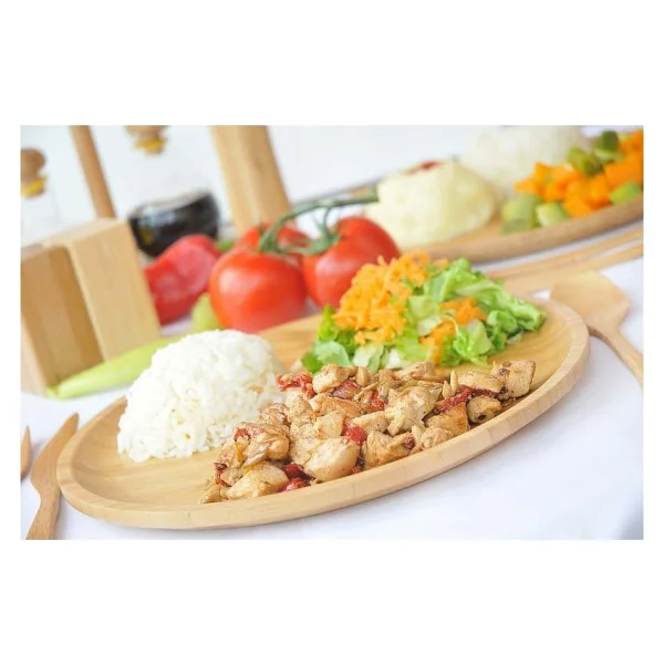 Bambum BKPE02 Penne Büyük 28 cm Servis Tabağı - Görsel 5