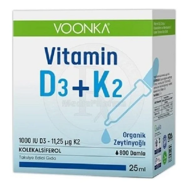 Voonka Vitamin D3+K2 Damla 25 Ml - Görsel 6