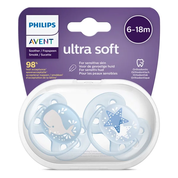 Philips Avent Scf223/03 Ultra Soft Erkek 6-18 Ay 2'li Emzik - Görsel 4