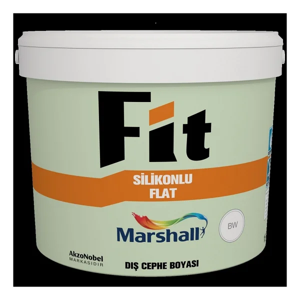 Marshall Fit Silikonlu Flat 7.5 Lt Dış Cephe Boyası - Görsel 2