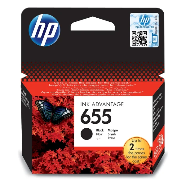 HP 655 CZ109AE Siyah Kartuş - Görsel 2