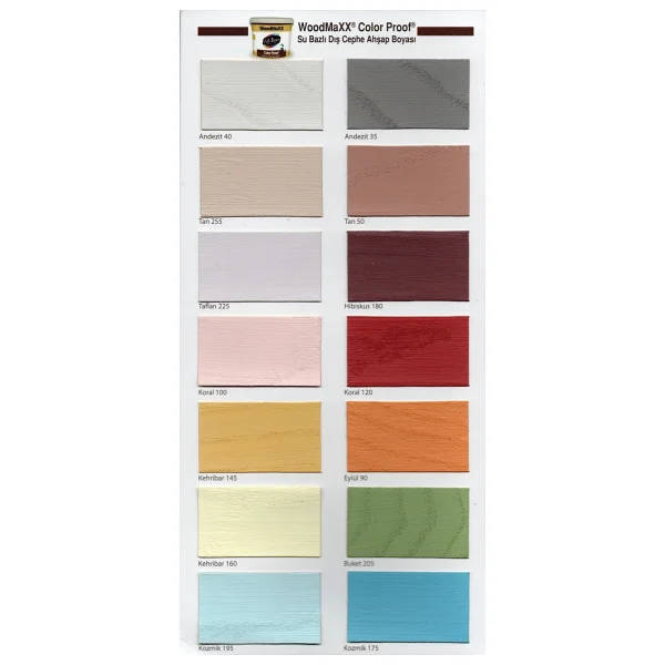 Filli Boya Woodmaxx Color Prof Su Bazlı Dış Cephe Ahşap Boyası 2,5 Lt - Görsel 2