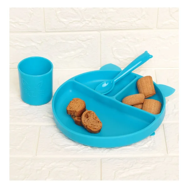 Baby Plus Vakum Tabanlı Silikon Tabak - Görsel 10