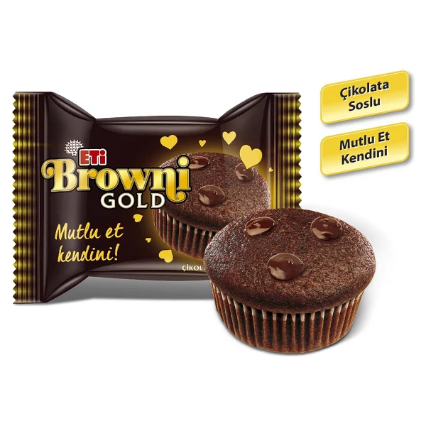 Eti Browni Gold Çikolatalı Kek 45 Gr 24'lü - Görsel 8