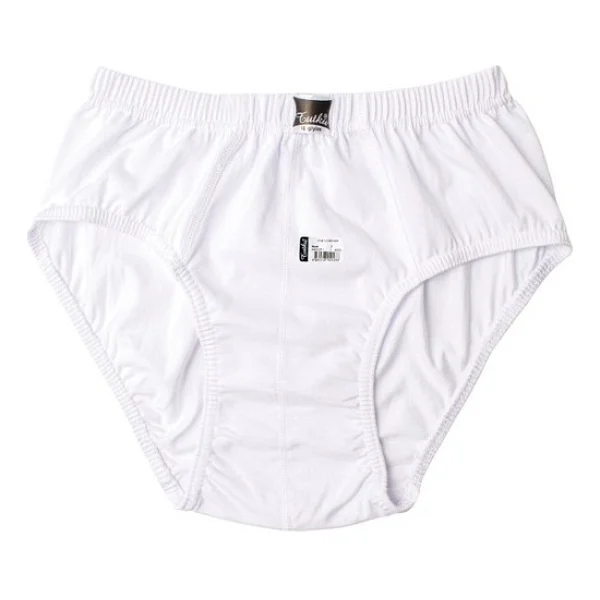 Tutku Erkek 6 Adet Pamuklu Kom Slip Külot 6'lı Paket 0109- - Beyaz - Görsel 2