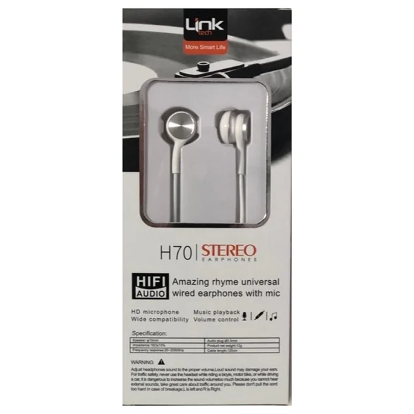 Linktech H70 Kırmızı Kablolu Kulak İçi Kulaklık - Görsel 4