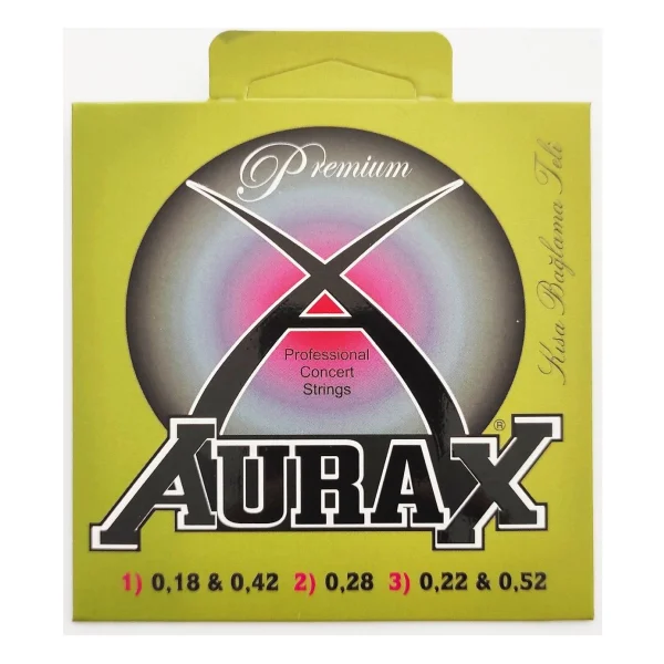 Aurax Ax-18 Kısa Sap Bağlama Teli Profesyonel 0.18 - Görsel 2