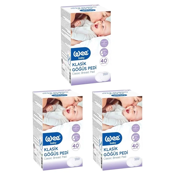 Wee Baby Klasik 40'lı 3 Paket Göğüs Pedi - Görsel 4