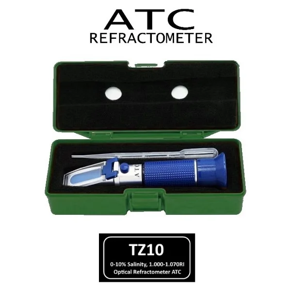 Atc Tuzluluk/Yoğunluk Ölçer Refraktometre - 0 - 10 % Atc - Deniz Suyu / Tuzlu Çözeltiler Ölçümü - Görsel 4