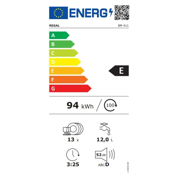 Regal Prestij Bm 411 4 Programlı Bulaşık Makinesi - Görsel 2