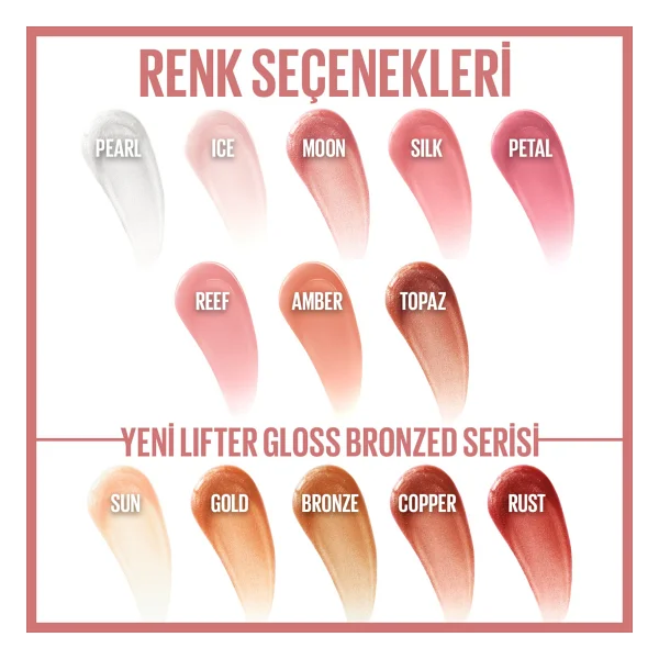 Maybelline New York Lifter Gloss Nemlendirici 016 Rust Dudak Parlatıcısı - Görsel 7
