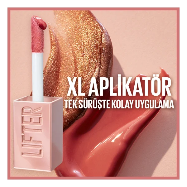 Maybelline New York Lifter Gloss Nemlendirici 002 Ice Dudak Parlatıcısı - Görsel 4