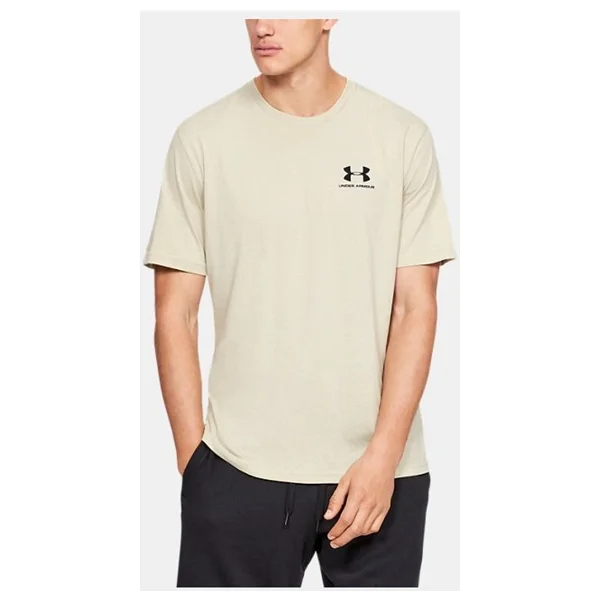 Under Armour Sportstyle Left Chest 1326799 Kısa Kollu Bisiklet Yaka Erkek Tişört - Görsel 6