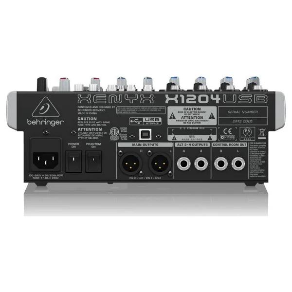 Behringer Xenyx X1204usb 12 Kanal Mikser - Görsel 3