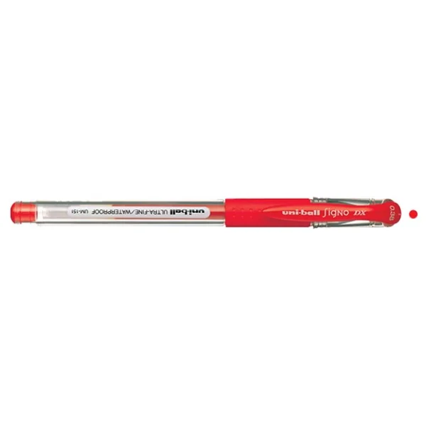 Uni-Ball Um-151 Signo Dx 0.38 Mm Kırmızı Jel Kalem - Görsel 2