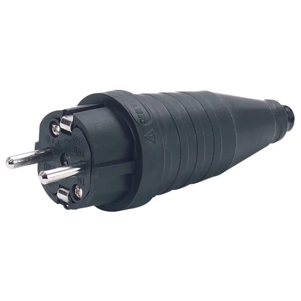 Schneider Electric 3201-301-0300 1x16 A Kauçuk Monofaze Düz Fiş - Görsel 2