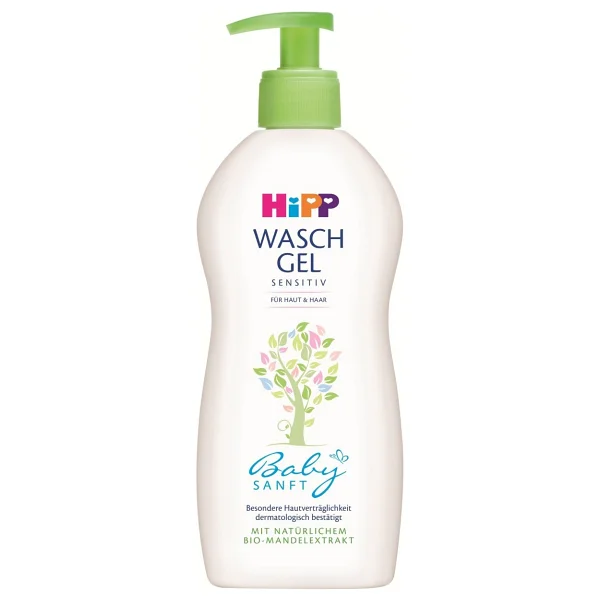 Hipp Babysanft Bebek Saç Ve Vücut Banyo Jeli Organik Badem Özlü 400 Ml Yenidoğan İçin Hassas - Görsel 3