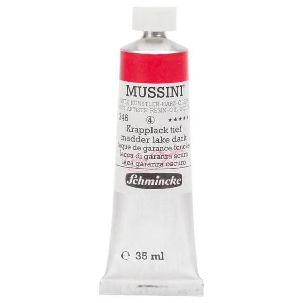Schmincke Mussini 35 ml 346 Madder Lake Dark Yağlı Boya - Görsel 2