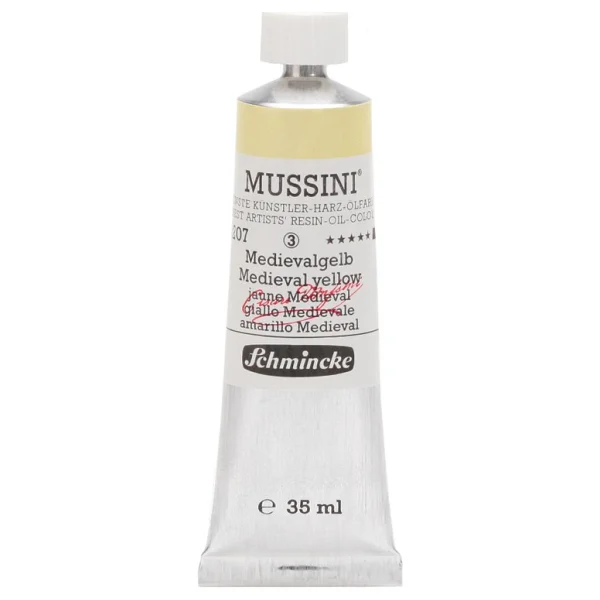 Schmincke Mussini 35 ml 207 Medieval Yellow Yağlı Boya