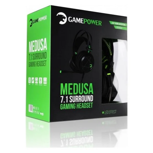Gamepower Medusa 7.1 USB Kablolu Kulak Üstü Oyuncu Kulaklığı - Görsel 5