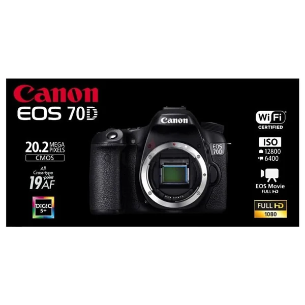 Canon EOS 70D + 18-135mm Lens DSLR Fotoğraf Makinesi - Görsel 3