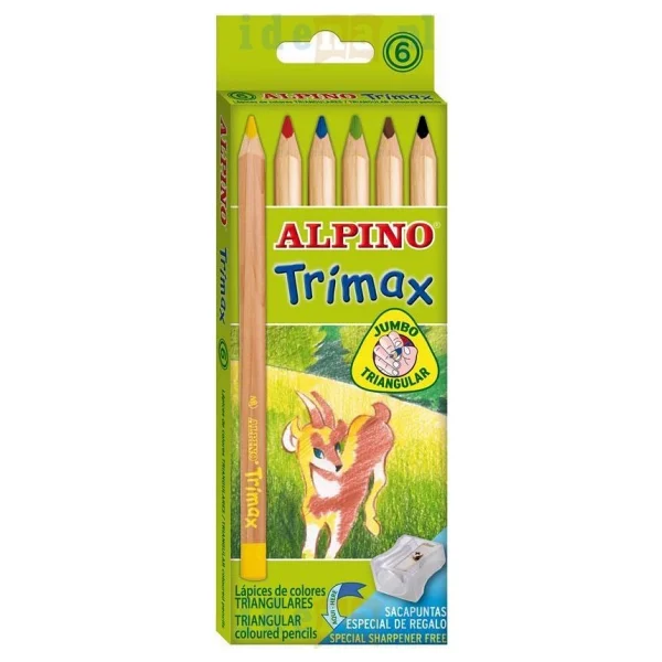 Alpino Trimax 12'li Jumbo Kuru Boya Seti - Görsel 10