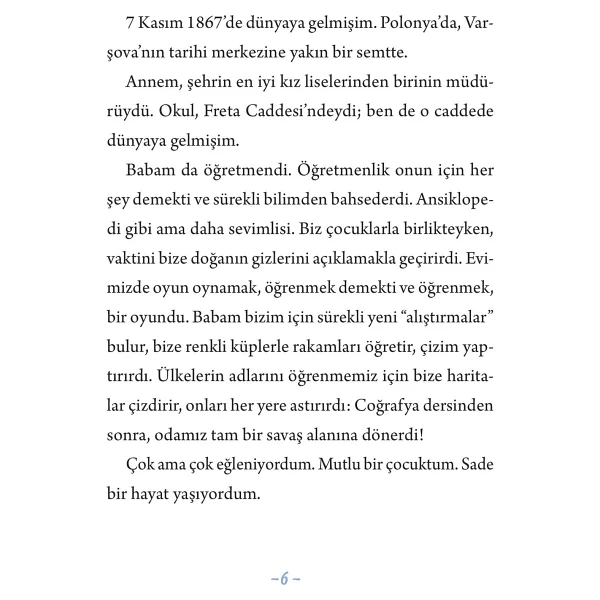 Dahiler Sınıfı - Marie Curie: Atom Kadın - Davide Morosinotto - Görsel 7